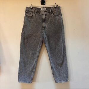 Abercrombie & Fitch Women’s Washed Black High Rise Jeans